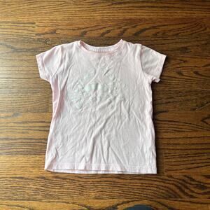 Crewcuts Girl's Pale Pink Crab Short Sleeve Shirt - XXS 2-3